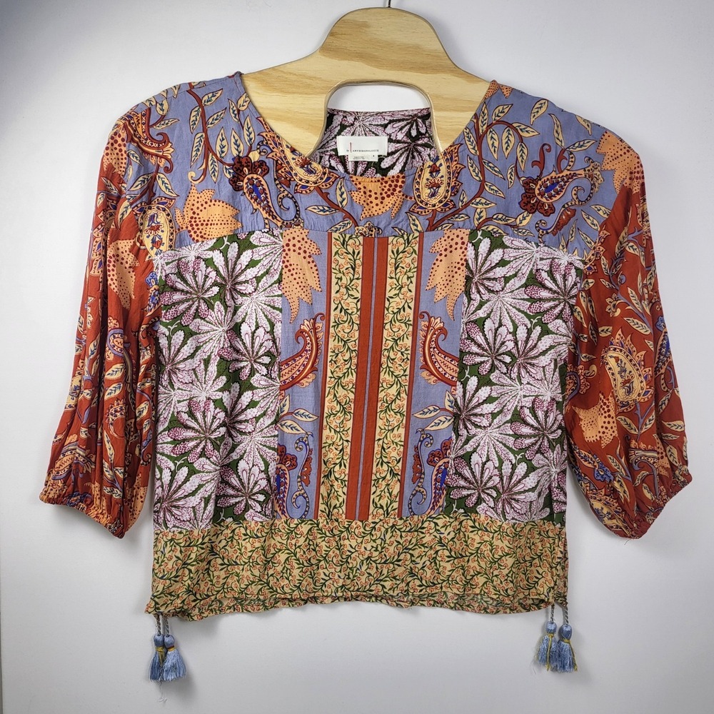 Floral Patchwork Women's Top